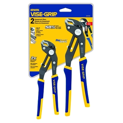 2 PIECE GROOVELOCK PLIERSET (8 & 10